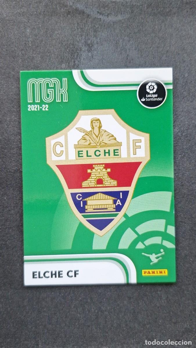 Cromos de f&uacute;tbol: L1 ESCUDO ELCHE C. F. 127 PANINI MEGACRACKS 2021 2022 21 22