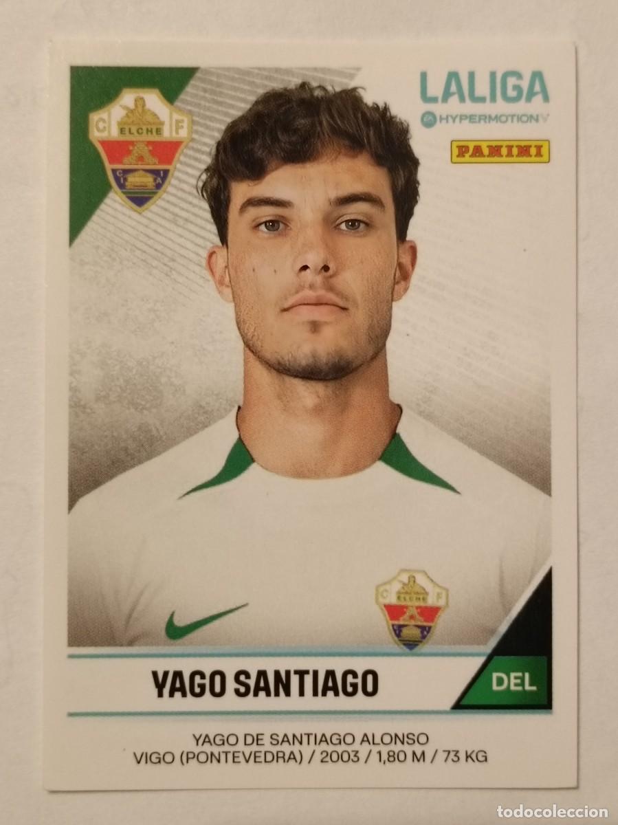Cromos de f&uacute;tbol: #187 YAGO SANTIAGO (ELCHE C.F.) LIGA HYPERMOTION 24/25 PANINI