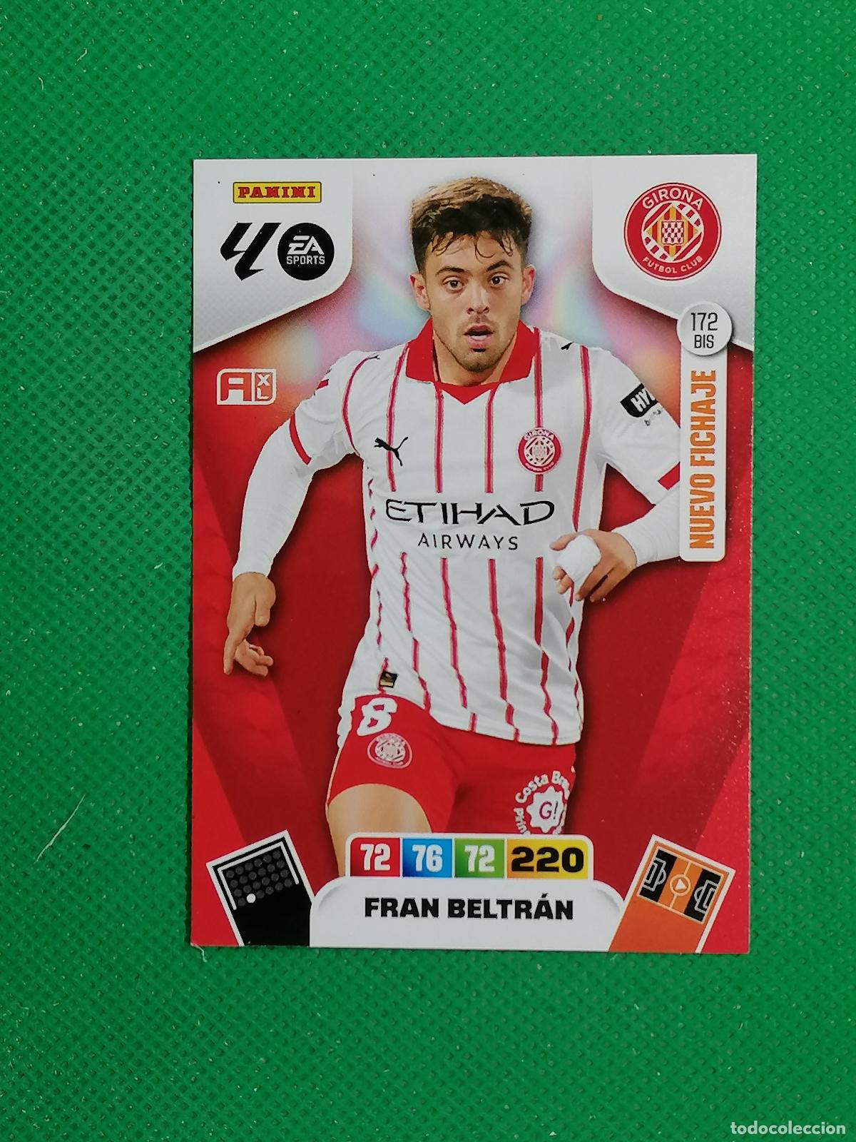 Cartes &agrave; collectionner de Football: 172BIS 172 BIS FRAN BELTRAN GIRONA NUEVO FICHAJE ⚽ LIGA ADRENALYN XL 2025 2026 25 26 ⚽