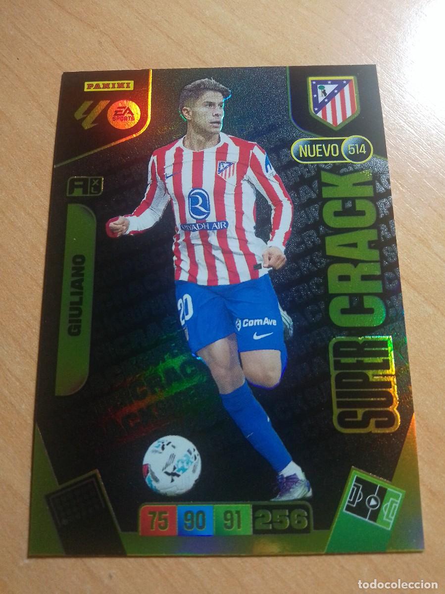 Fu&szlig;ball-Sticker: 514 GIULIANO NUEVO SUPER CRACK DEL ATL&Eacute;TICO DE MADRID 25 26 ADRENALYN XL 2025 2026