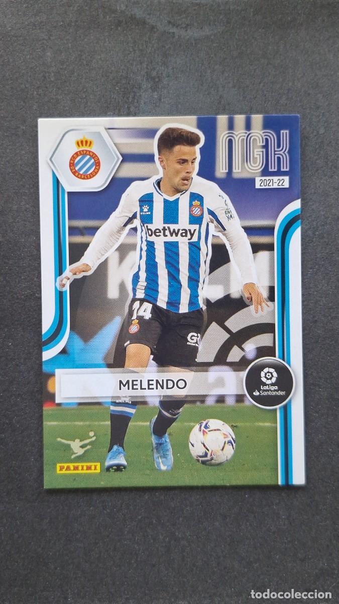 Cromos de f&uacute;tbol: L1 MELENDO R. C. D. ESPA&Ntilde;OL 156 PANINI MEGACRACKS 2021 2022 21 22