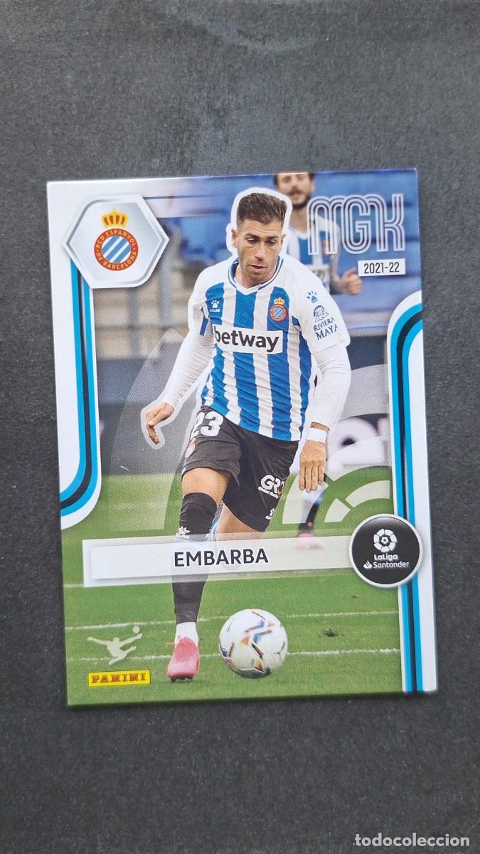 Cromos de f&uacute;tbol: L1 EMBARBA R. C. D. ESPA&Ntilde;OL 157 PANINI MEGACRACKS 2021 2022 21 22