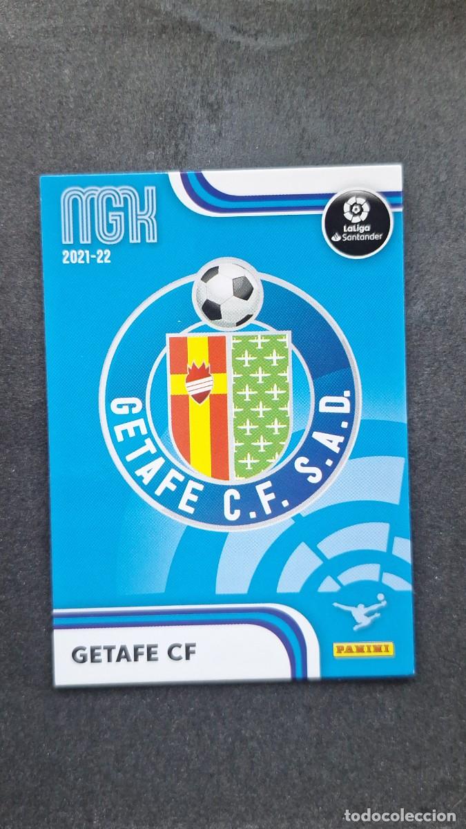Cromos de f&uacute;tbol: L1 ESCUDO GETAFE C. F. 163 PANINI MEGACRACKS 2021 2022 21 22