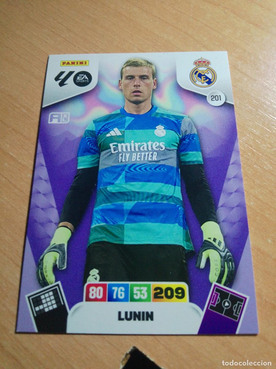 Cromos de Futebol: 201 LUNIN DEL REAL MADRID 25 26 ADRENALYN XL 2025 2026 NUEVO