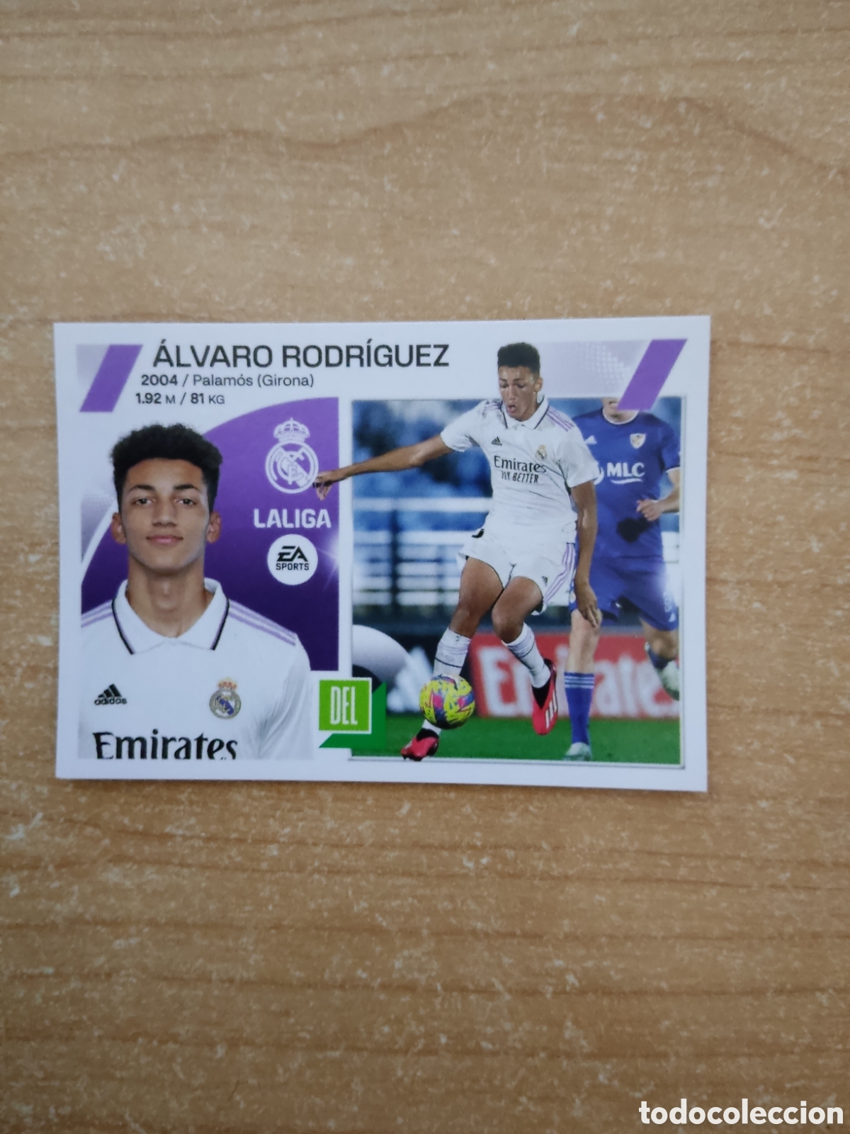Cromos de Futebol: 19 ALVARO RODRIGUEZ REAL MADRID LIGA ESTE 2023 2024