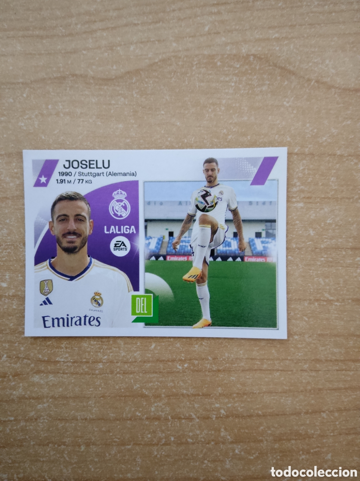 Cromos de f&uacute;tbol: 3 JOSELU REAL MADRID LIGA ESTE 2023 2024