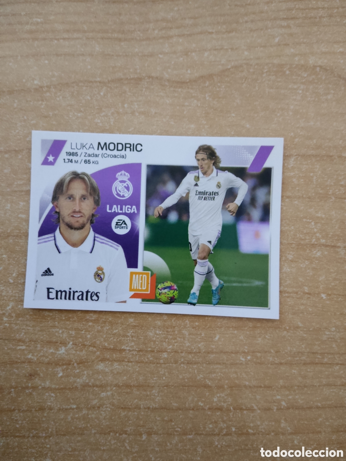 Cromos de f&uacute;tbol: 14 LUKA MODRIC REAL MADRID LIGA ESTE 2023 2024