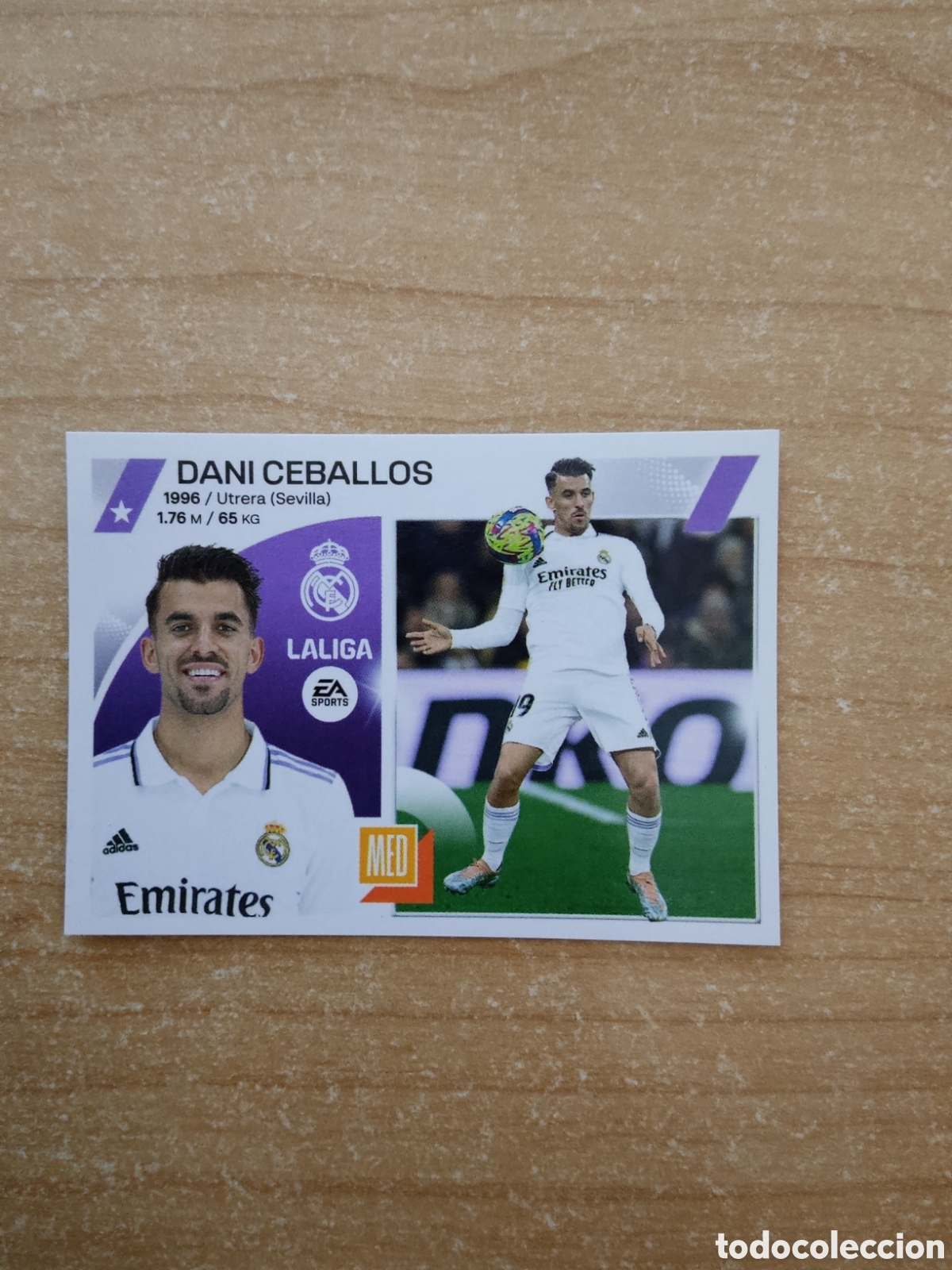 Cromos de f&uacute;tbol: 15 DANI CEBALLOS REAL MADRID LIGA ESTE 2023 2024