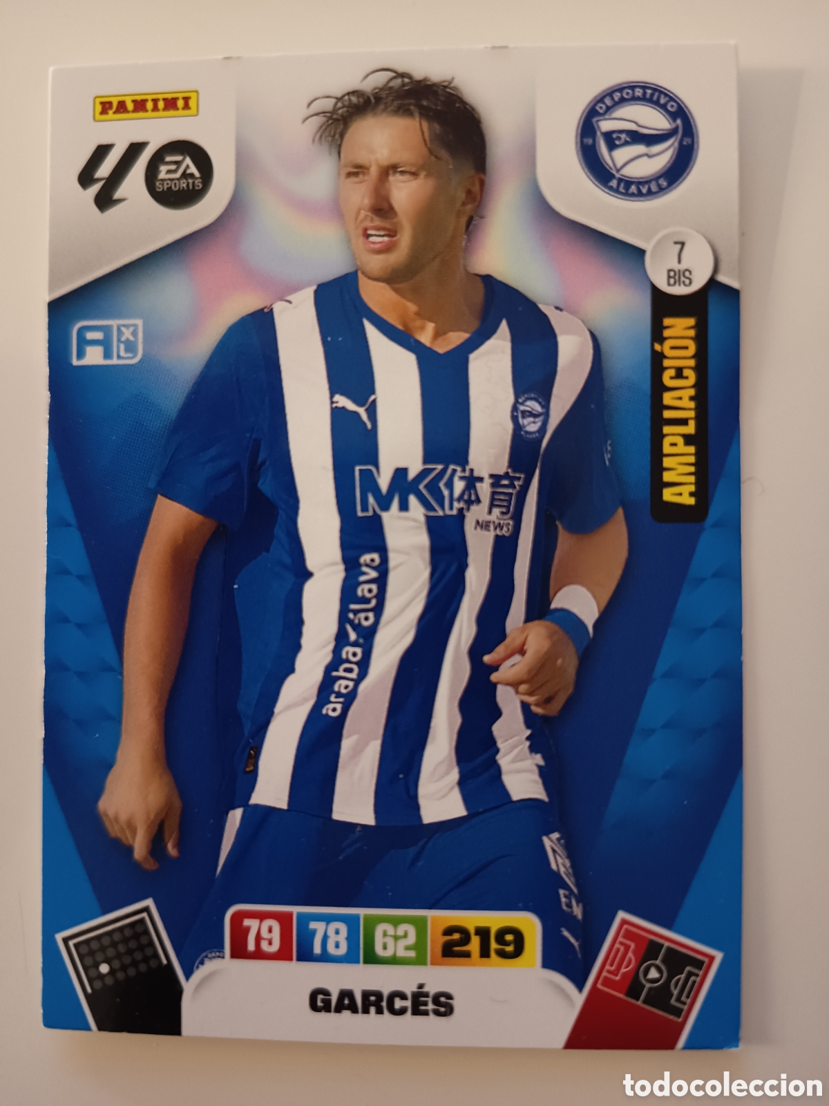 Cromos de f&uacute;tbol: 7 Bis Garc&eacute;s adrenalyn xl 2025-2026