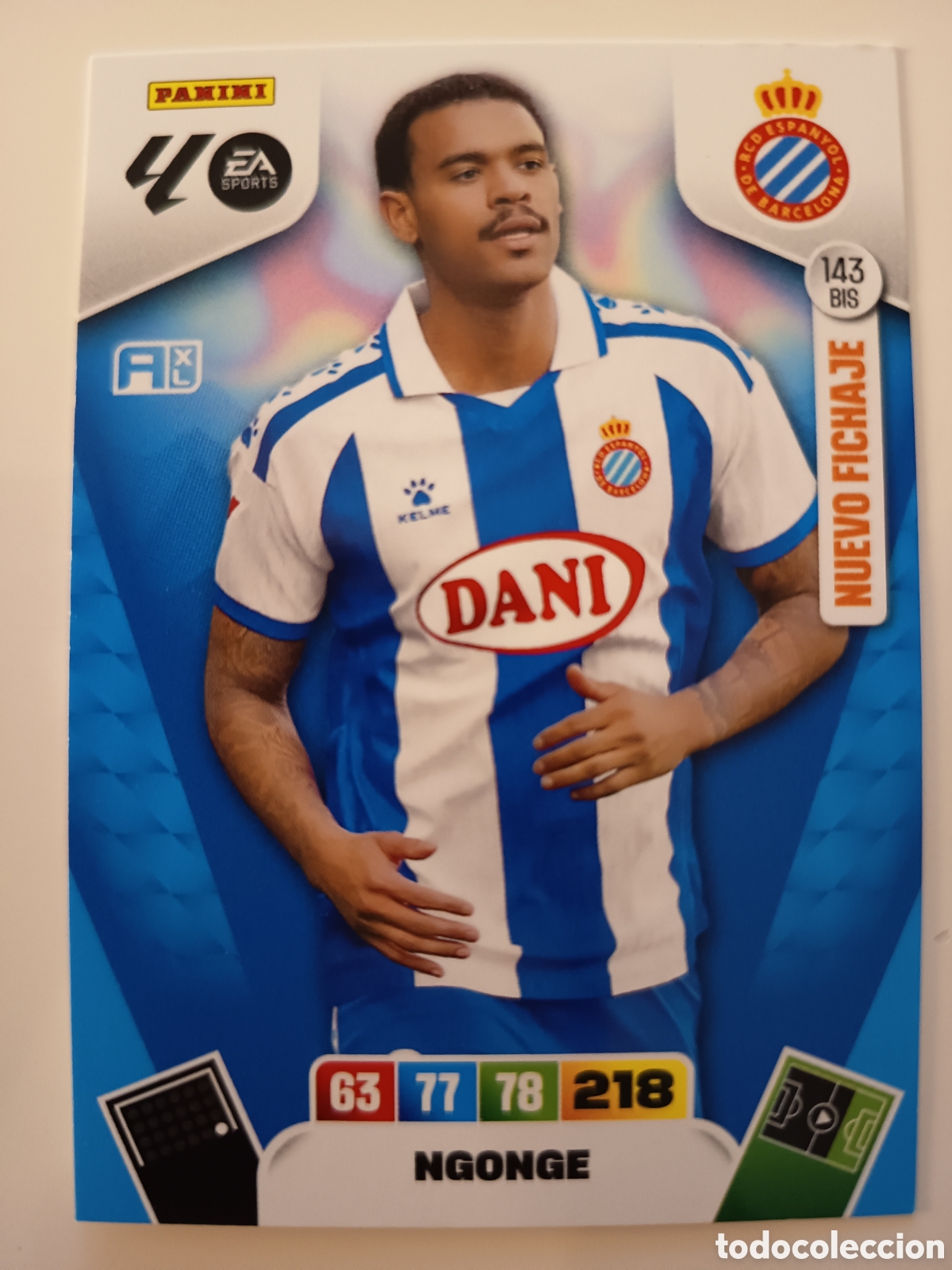 Cromos de f&uacute;tbol: 143 bis Ngonge adrenalyn xl 2025-2026