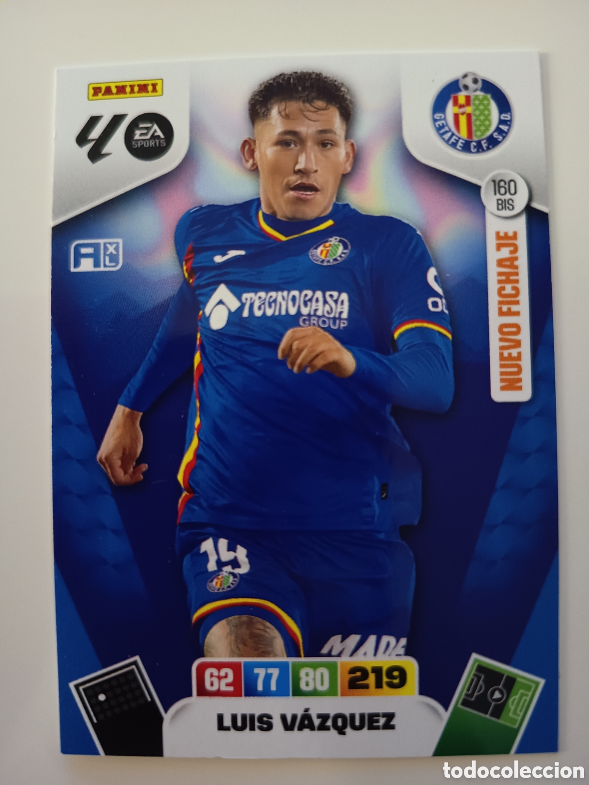 Cromos de f&uacute;tbol: 160 bis Luis V&aacute;zquez adrenalyn xl 2025-2026