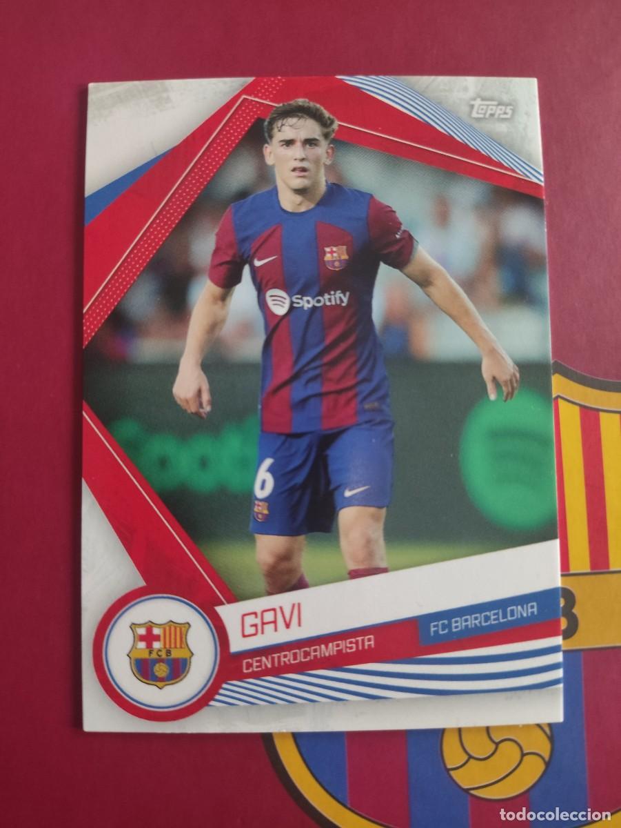 Cromos de f&uacute;tbol: BAR-8 GAVI BARCELONA 23-24 TOPPS BAR&Ccedil;A 2023-2024 FAN SET
