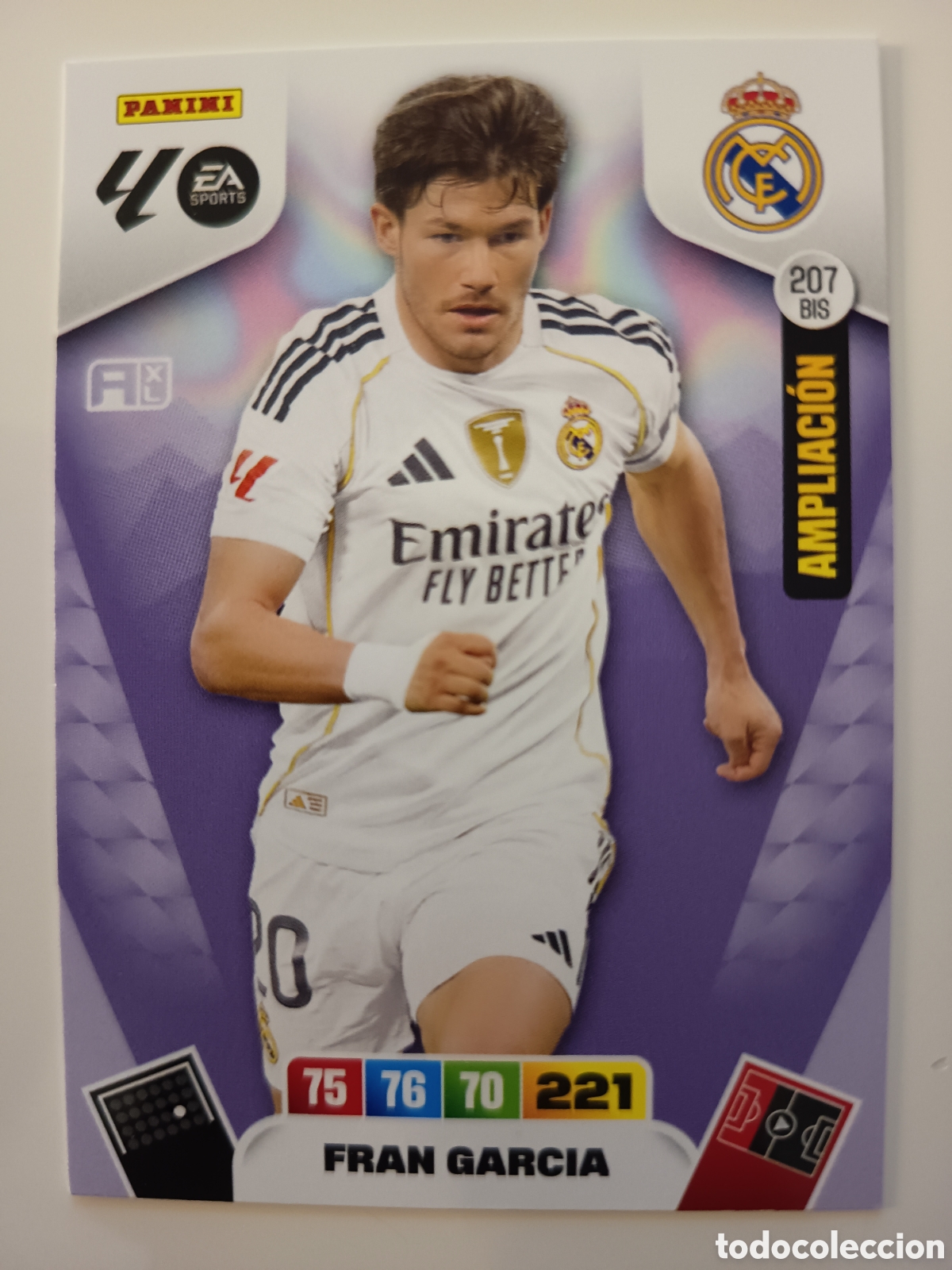 Cromos de f&uacute;tbol: 207 bis Fran Garc&iacute;a adrenalyn xl 2025-2026