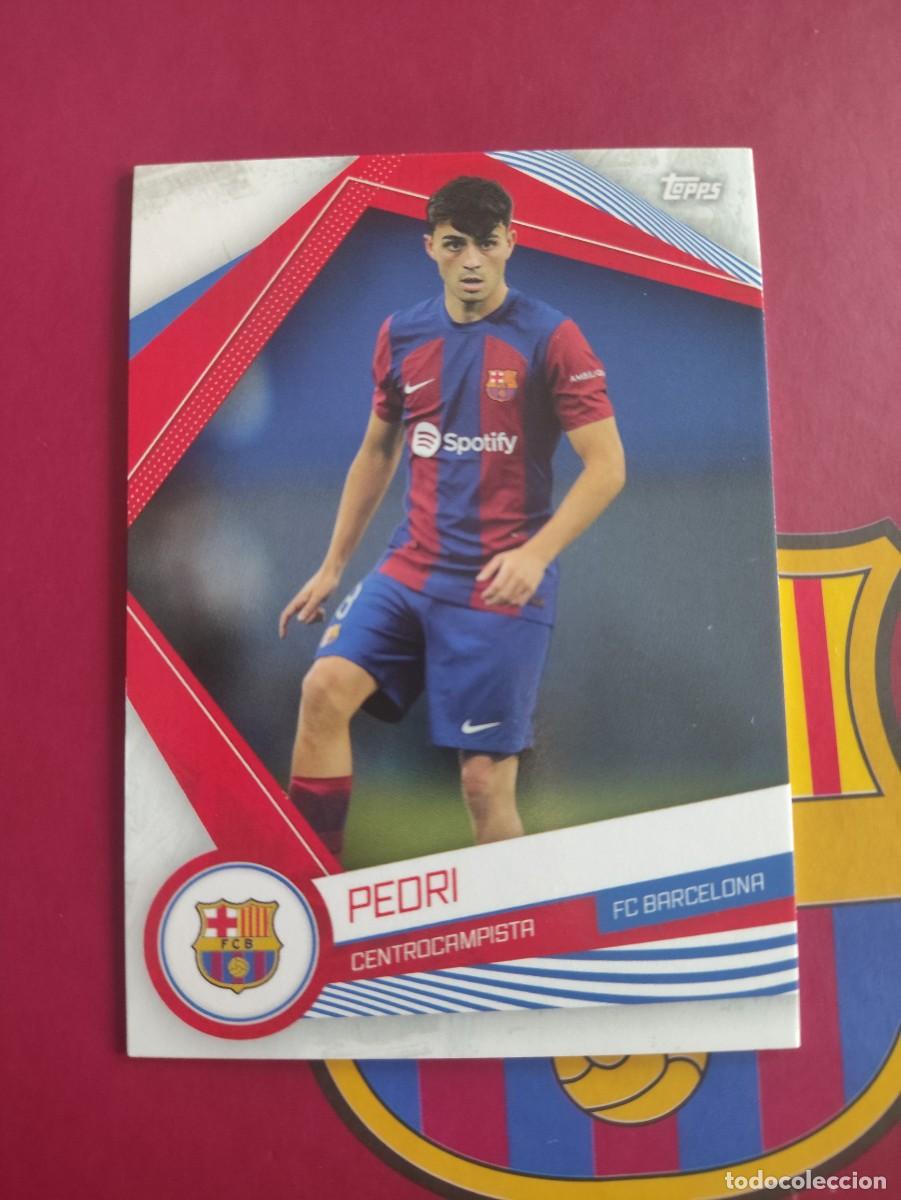 Cromos de f&uacute;tbol: BAR-13 PEDRI BARCELONA 23-24 TOPPS BAR&Ccedil;A 2023-2024 FAN SET