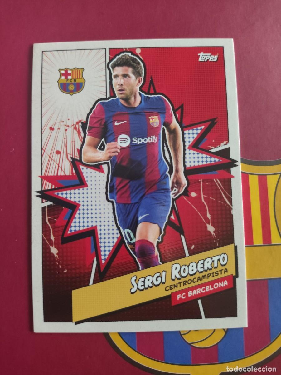 Cromos de f&uacute;tbol: BARH-8 SERGI RIBERTO HEROES FC BARCELONA CARD TOPPS FAN SET CROMOS 2023 2024 23 24