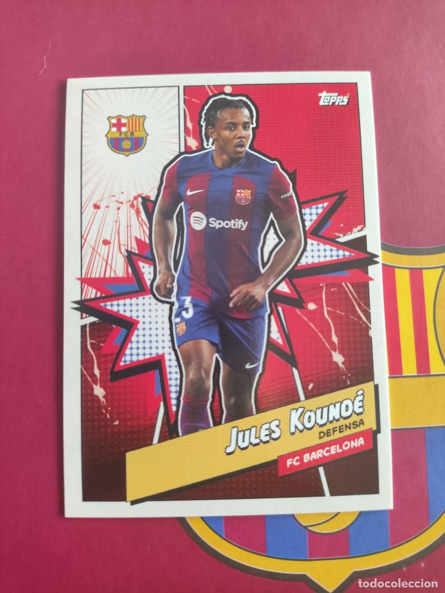 Cromos de f&uacute;tbol: BARH-9 JULES KOUNDE HEROES FC BARCELONA CARD TOPPS FAN SET CROMOS 2023 2024 23 24