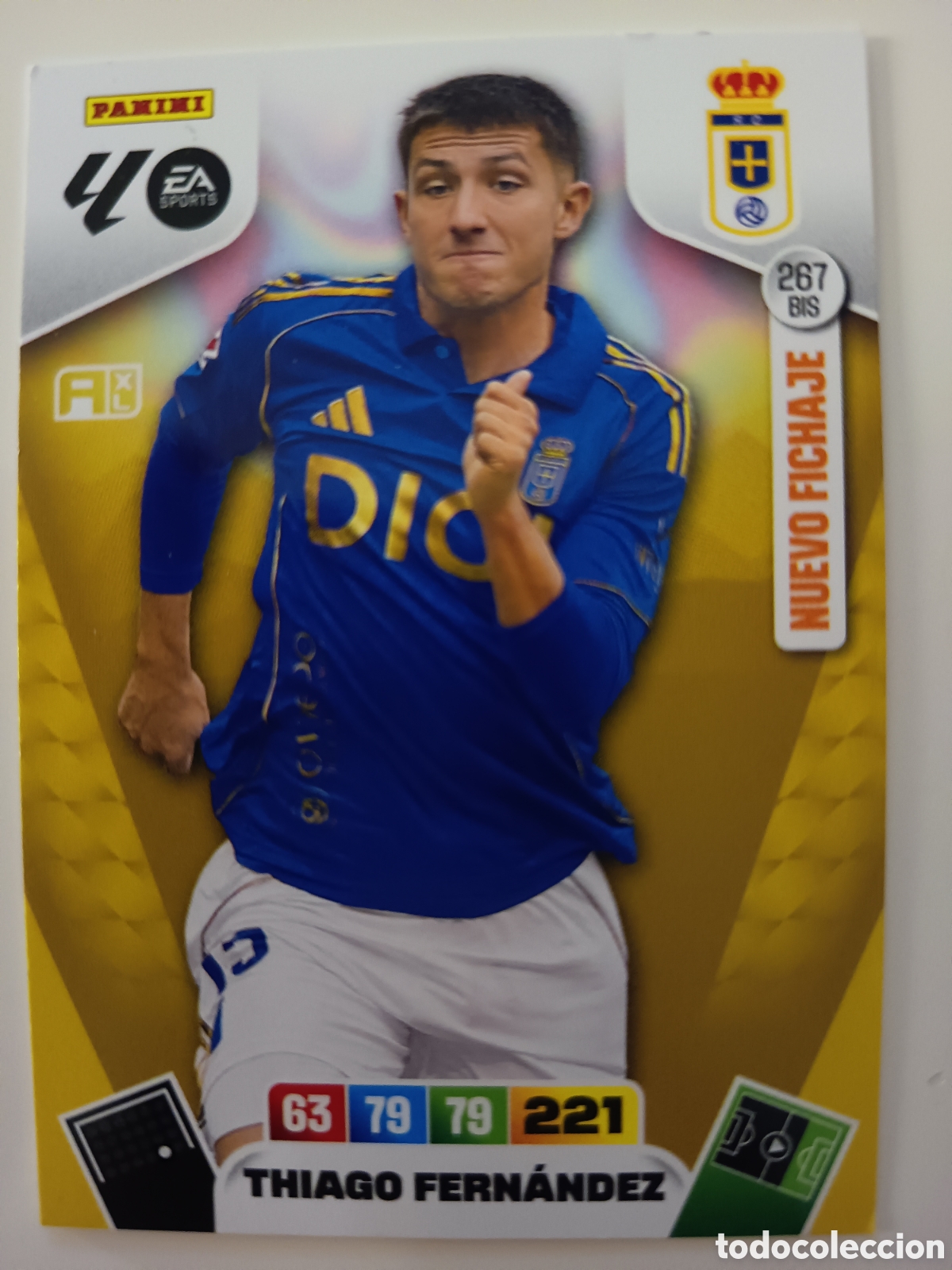 Cromos de f&uacute;tbol: 267 bis Thiago Fern&aacute;ndez adrenalyn xl 2025-2026