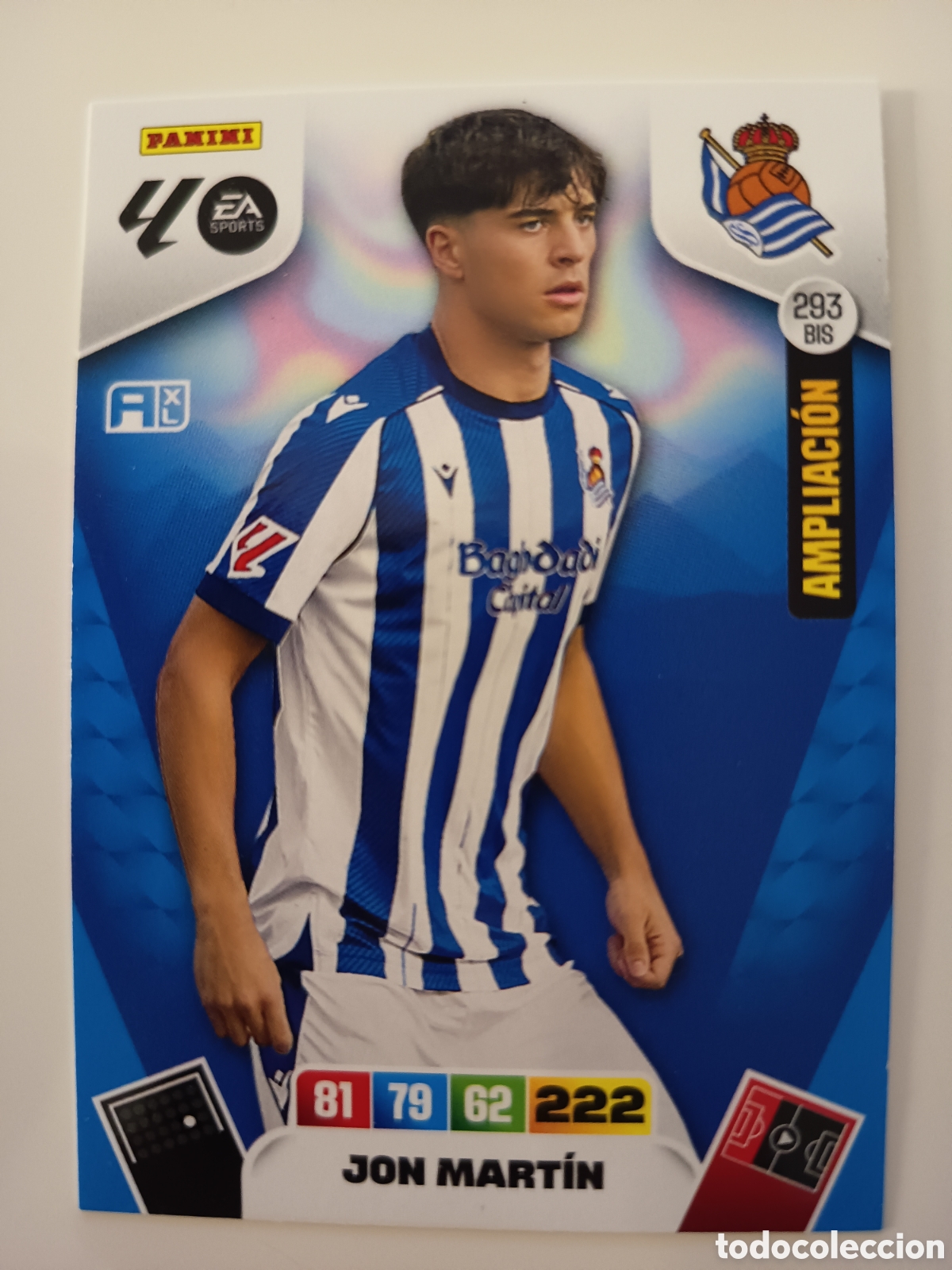 Cromos de f&uacute;tbol: 293 bis Jon Mart&iacute;n adrenalyn xl 2025-2026