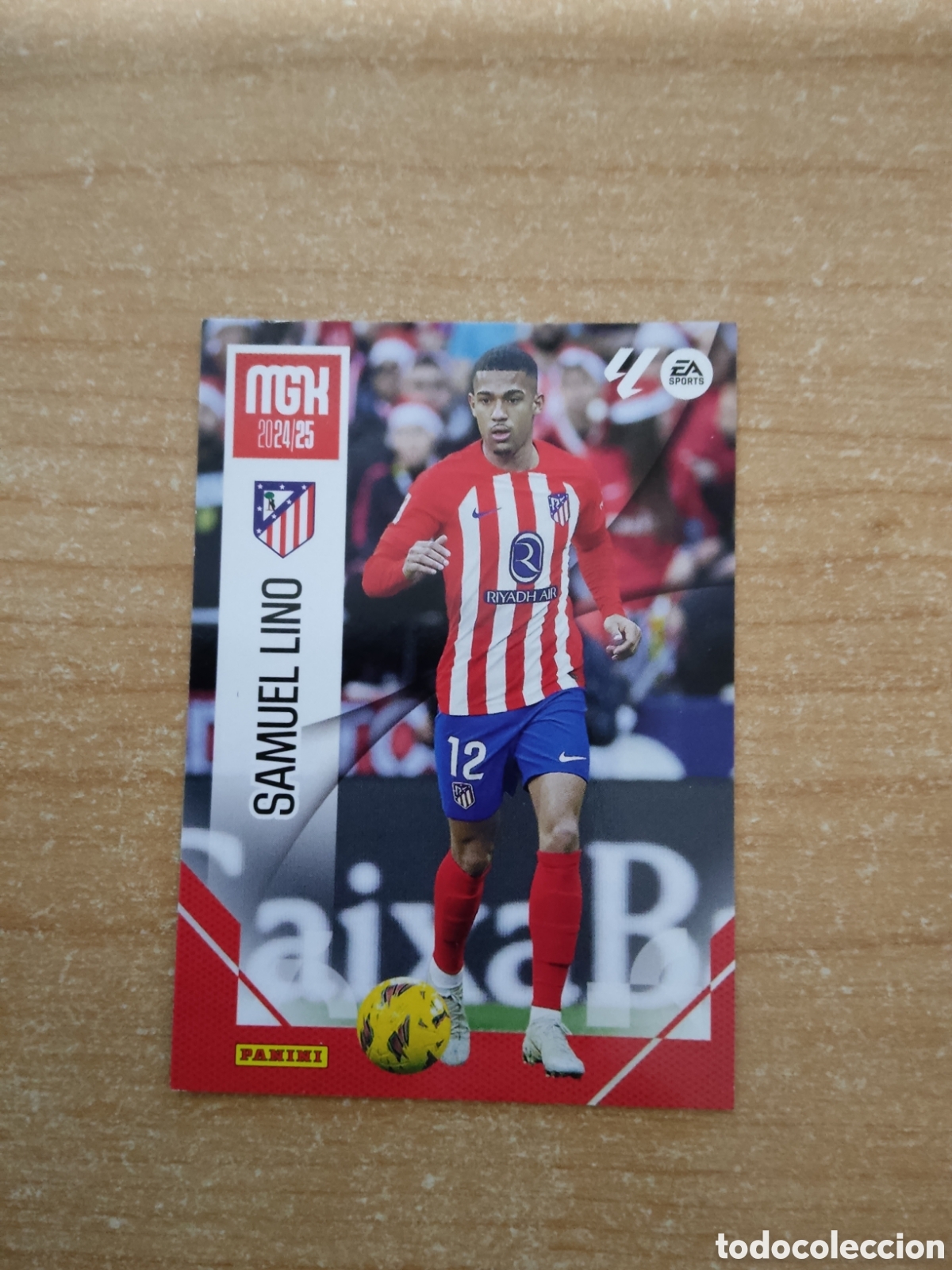 Cromos de f&uacute;tbol: 68 SAMUEL LINO ATLETICO MADRID MEGACRACKS 2024 2025