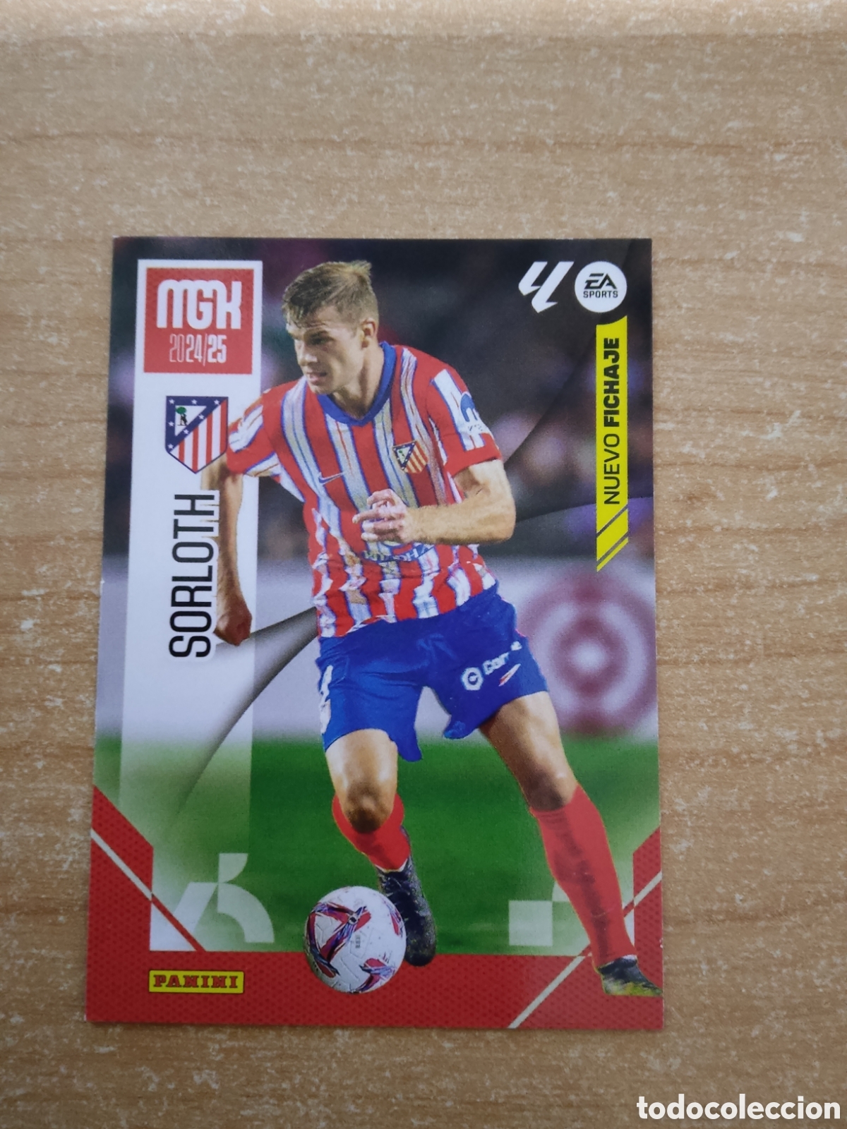 Cromos de f&uacute;tbol: 457 SORLOTH NUEVO FICHAJE ATLETICO MADRID MEGACRACKS 2024 2025