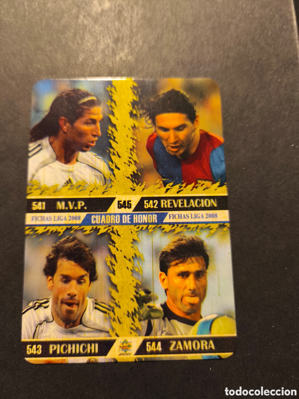 Cromos de f&uacute;tbol: N&ordm; 545 MESSI REVELACION INDICE FC BARCELONA MUNDICROMO 2008