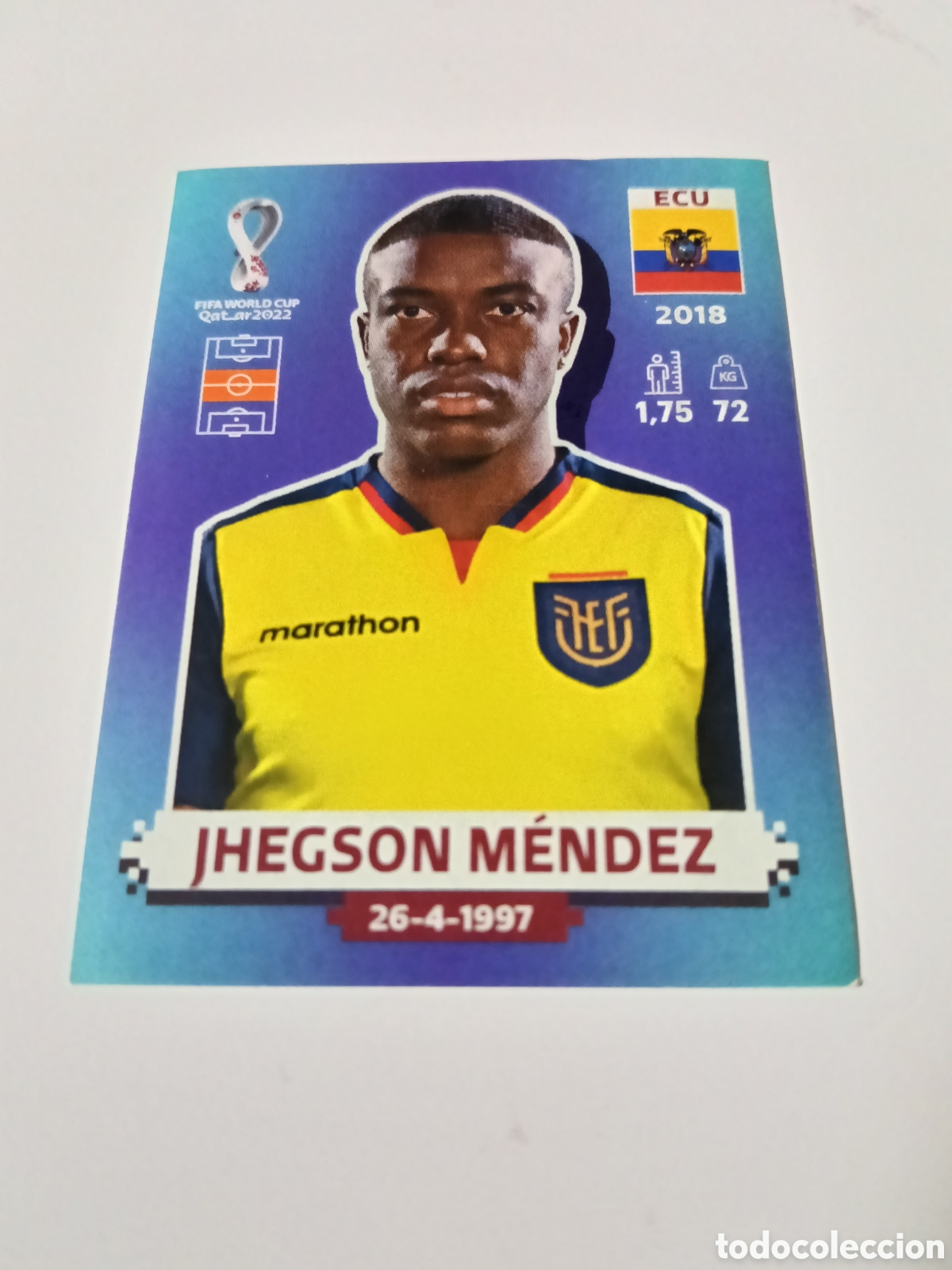 Cromos de Futebol: Jhegson M&eacute;ndez - Qatar 2022