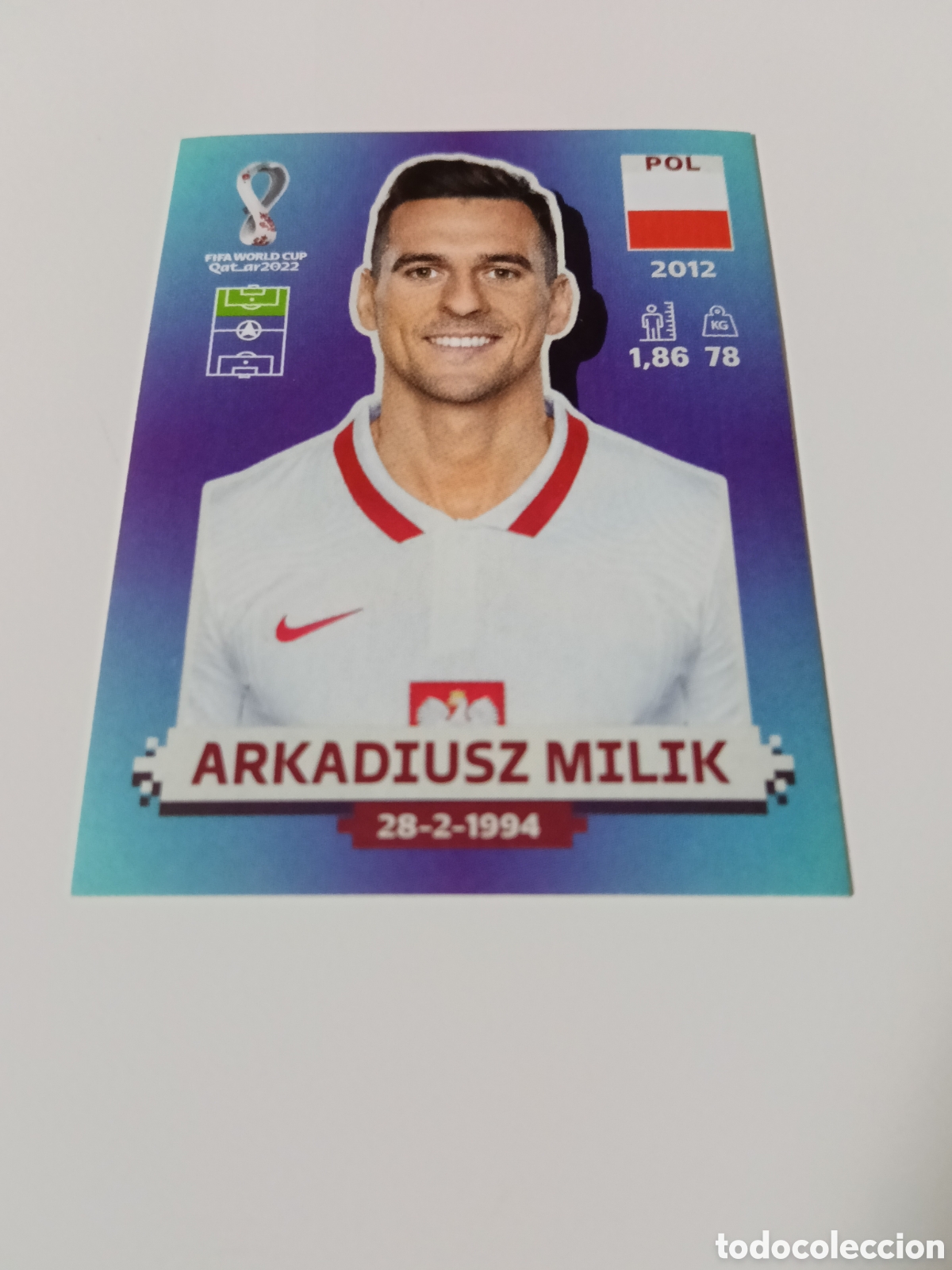 Cromos de f&uacute;tbol: Arkadiusz Milik - Qatar 2022
