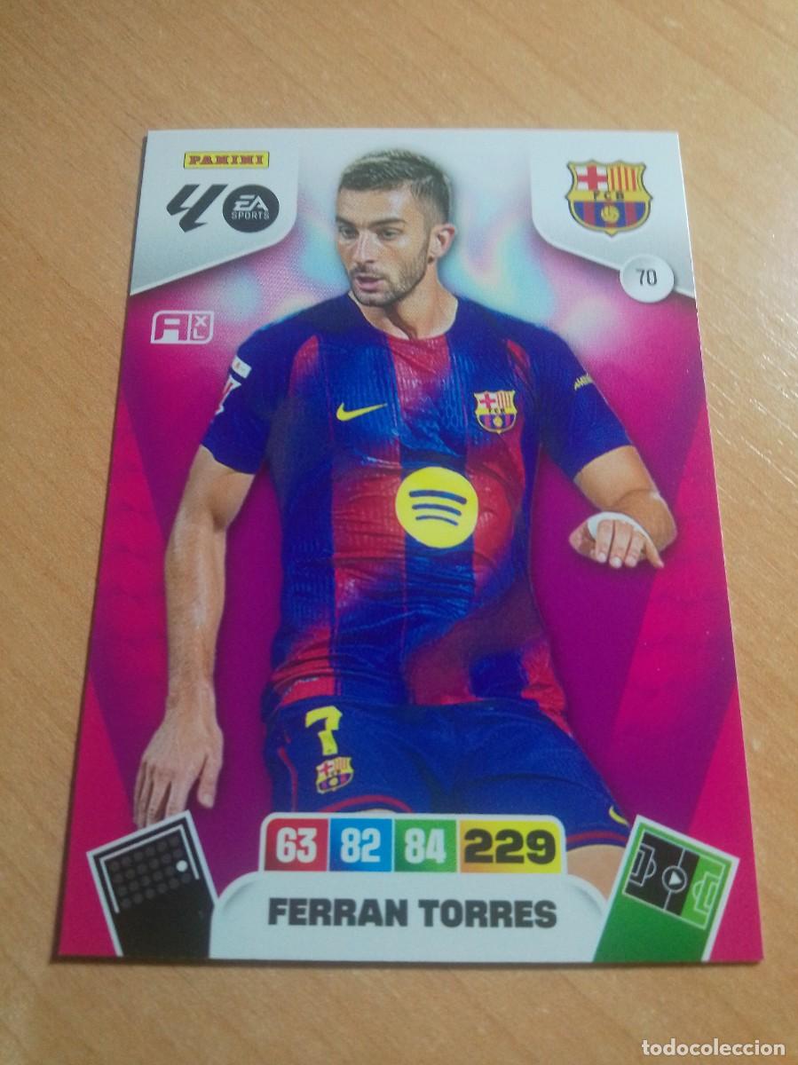 Cromos de f&uacute;tbol: 70 FERRAN TORRES DEL BARCELONA 25 26 ADRENALYN XL 2025 2026