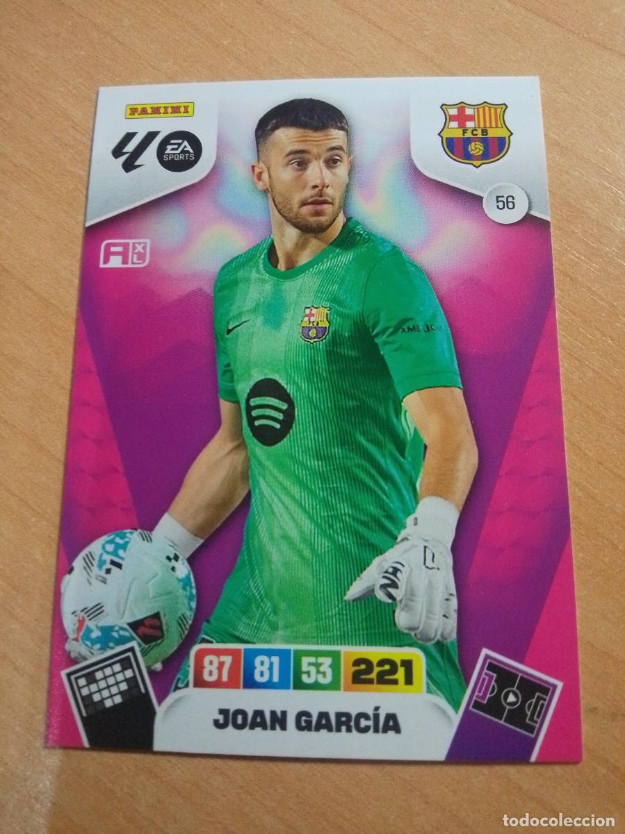 Cromos de f&uacute;tbol: 56 JOAN GARC&Iacute;A DEL BARCELONA 25 26 ADRENALYN XL 2025 2026