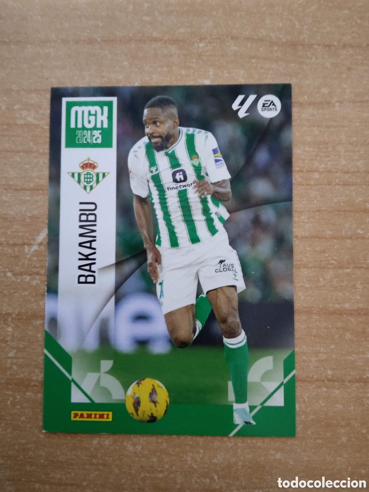 Cromos de f&uacute;tbol: 108 BAKAMBU REAL BETIS MEGACRACKS 2024 2025
