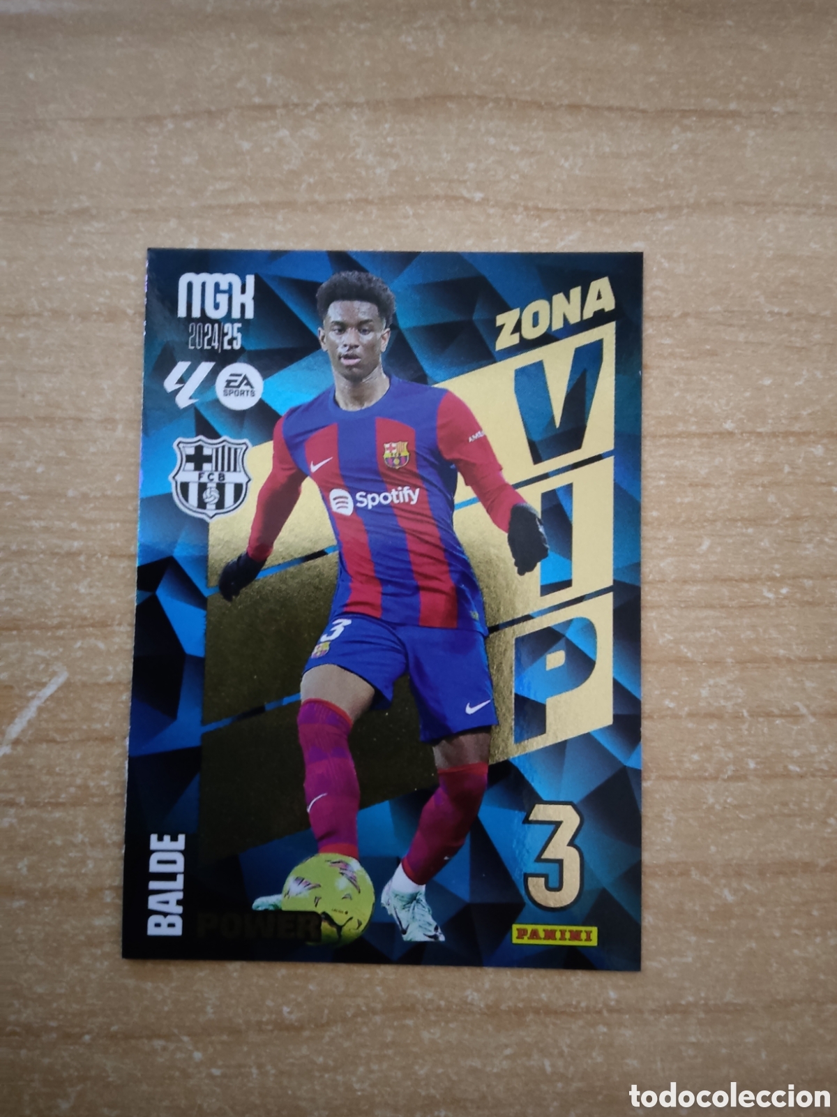 Cromos de f&uacute;tbol: 389 BALDE ZONA VIP BARCELONA POWER MEGACRACKS 2024 2025
