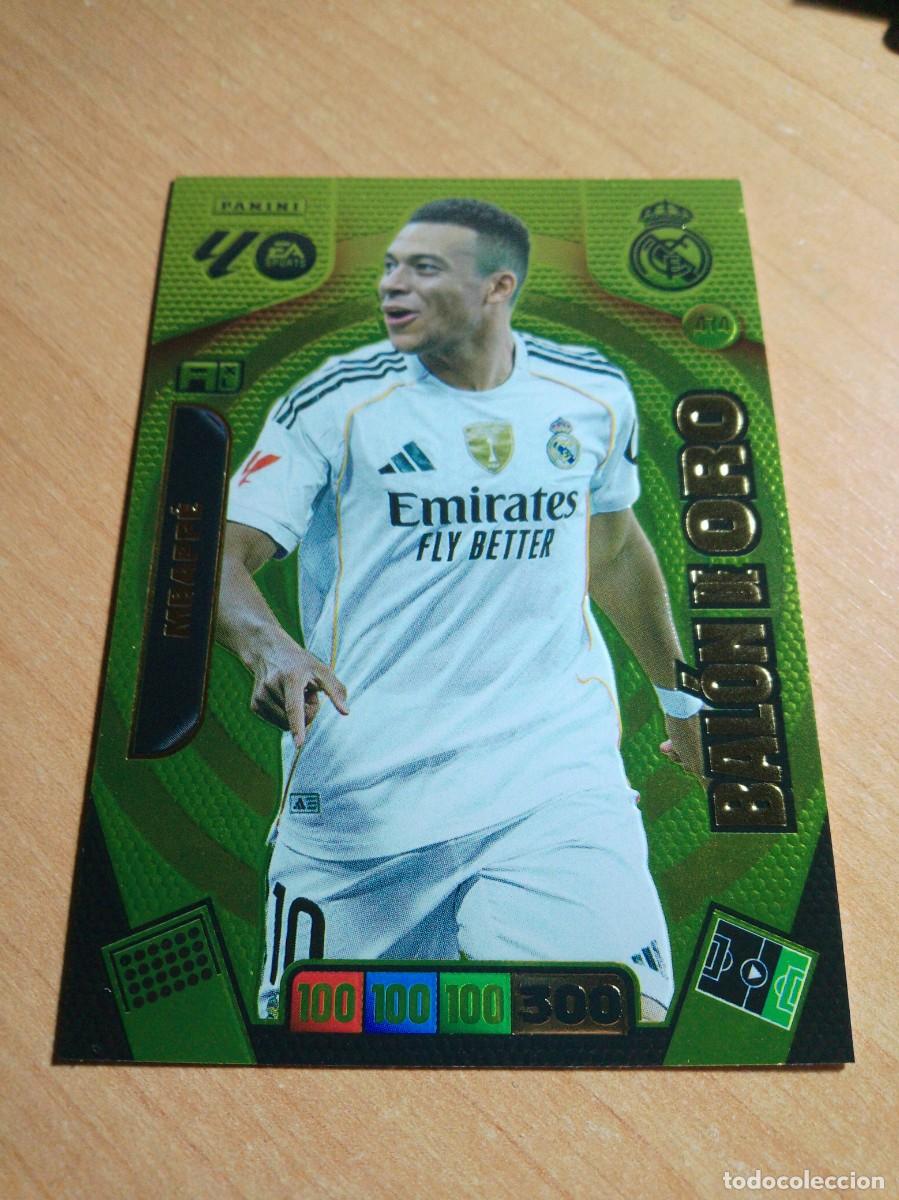 Cromos de f&uacute;tbol: 474 MBAPPE BALON DE ORO REAL MADRID 25 26 ADRENALYN XL 2025 2026 NUEVO
