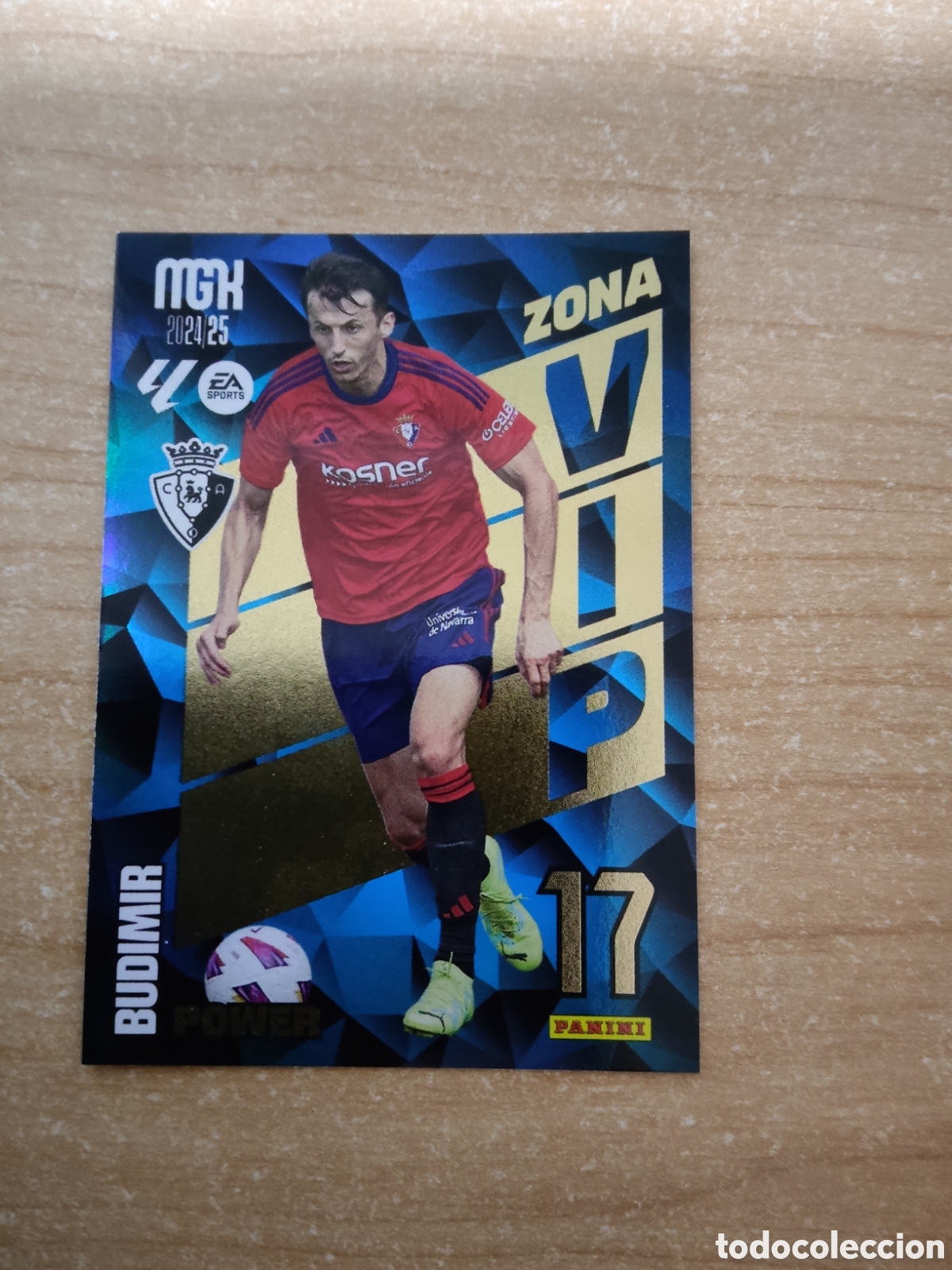 Cromos de f&uacute;tbol: 391 BUDIMIR ZONA VIP POWER OSASUNA MEGACRACKS 2024 2025