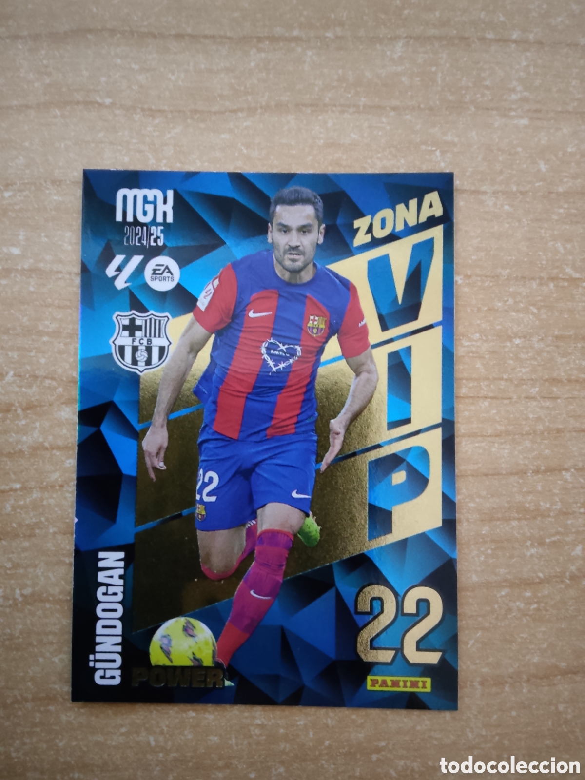 Cromos de f&uacute;tbol: 394 GUNDOGAN ZONA VIP POWER BARCELONA MEGACRACKS 2024 2025