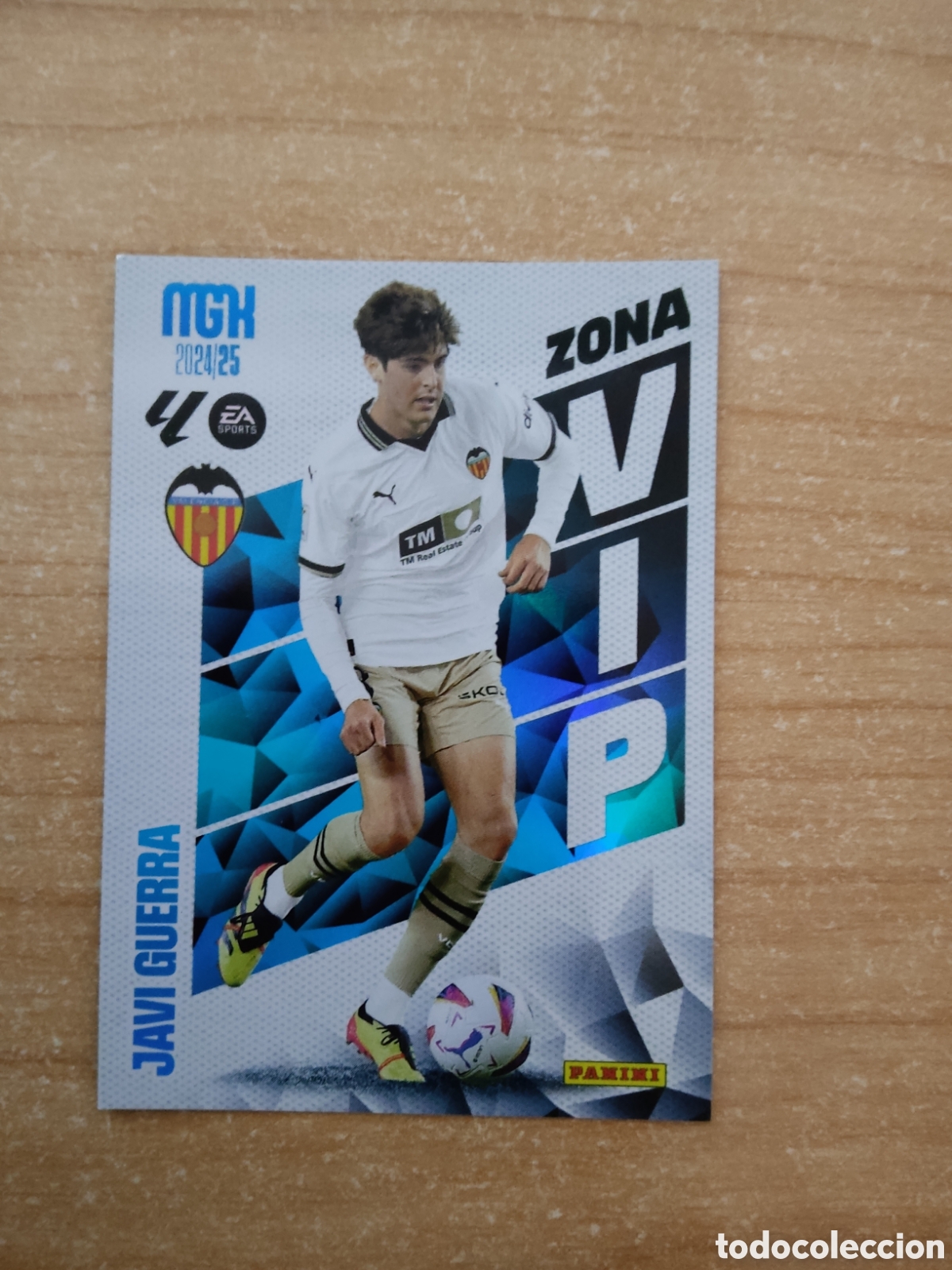 Cromos de f&uacute;tbol: 395 JAVI GUERRA ZONA VIP VALENCIA MEGACRACKS 2024 2025