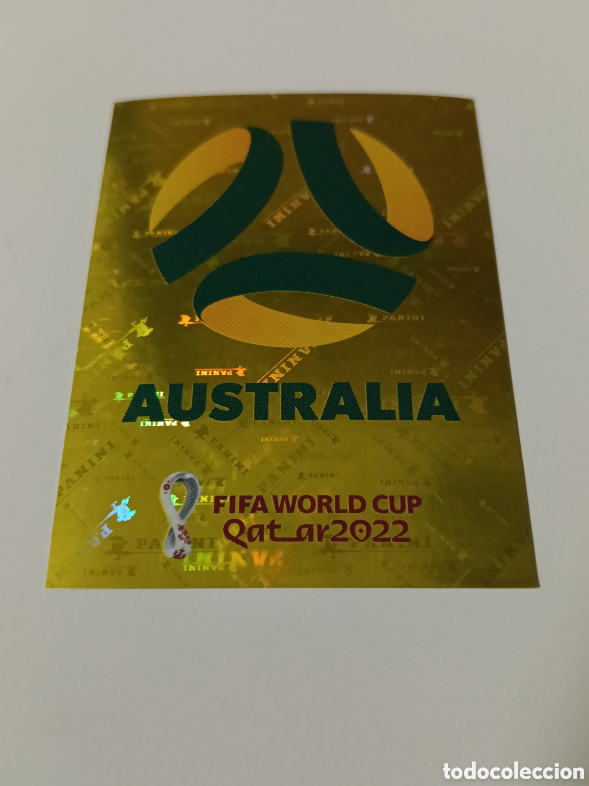 Cromos de f&uacute;tbol: Escudo Australia - Qatar 2022