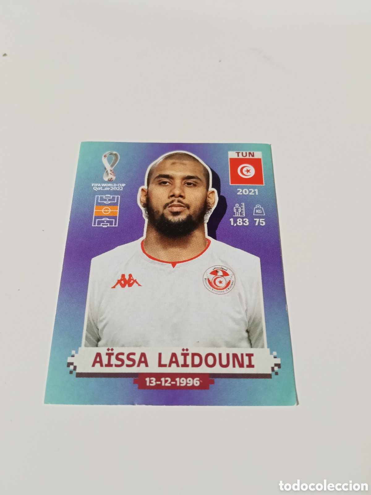 Cromos de f&uacute;tbol: A&iuml;ssa La&iuml;douni - Qatar 2022