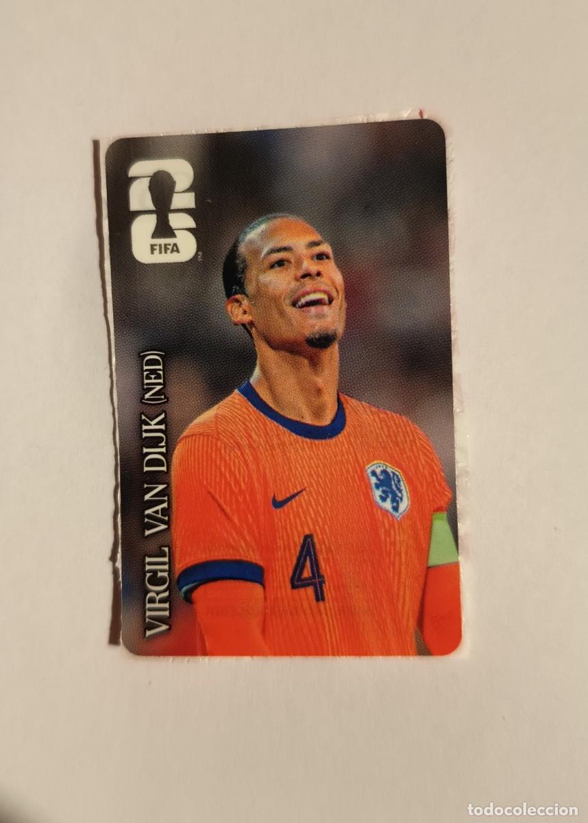 Cromos de f&uacute;tbol: CROMO CC6 CC 6 VIRGIL VAN DIJK NETHERLANDS COCACOLA COCA COLA PANINI MUNDIAL WORLD CUP 2026 STICKERS