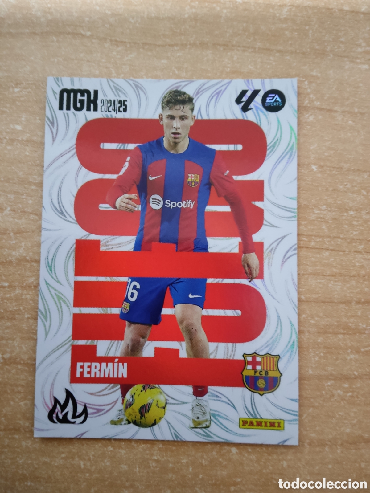 Cromos de f&uacute;tbol: 379 FERMIN LOPEZ FUEGO BARCELONA MEGACRACKS 2024 2025
