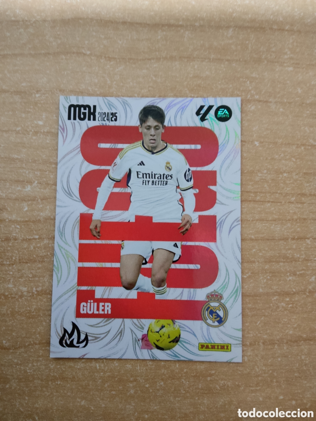 Cromos de f&uacute;tbol: 380 ARDA G&Uuml;LER FUEGO REAL MADRID MEGACRACKS 2024 2025