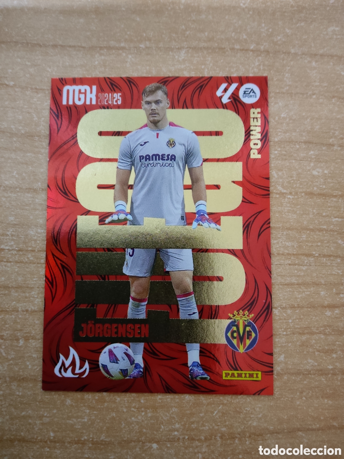 Cromos de f&uacute;tbol: 383 JORGENSEN FUEGO POWER VILLARREAL MEGACRACKS 2024 2025