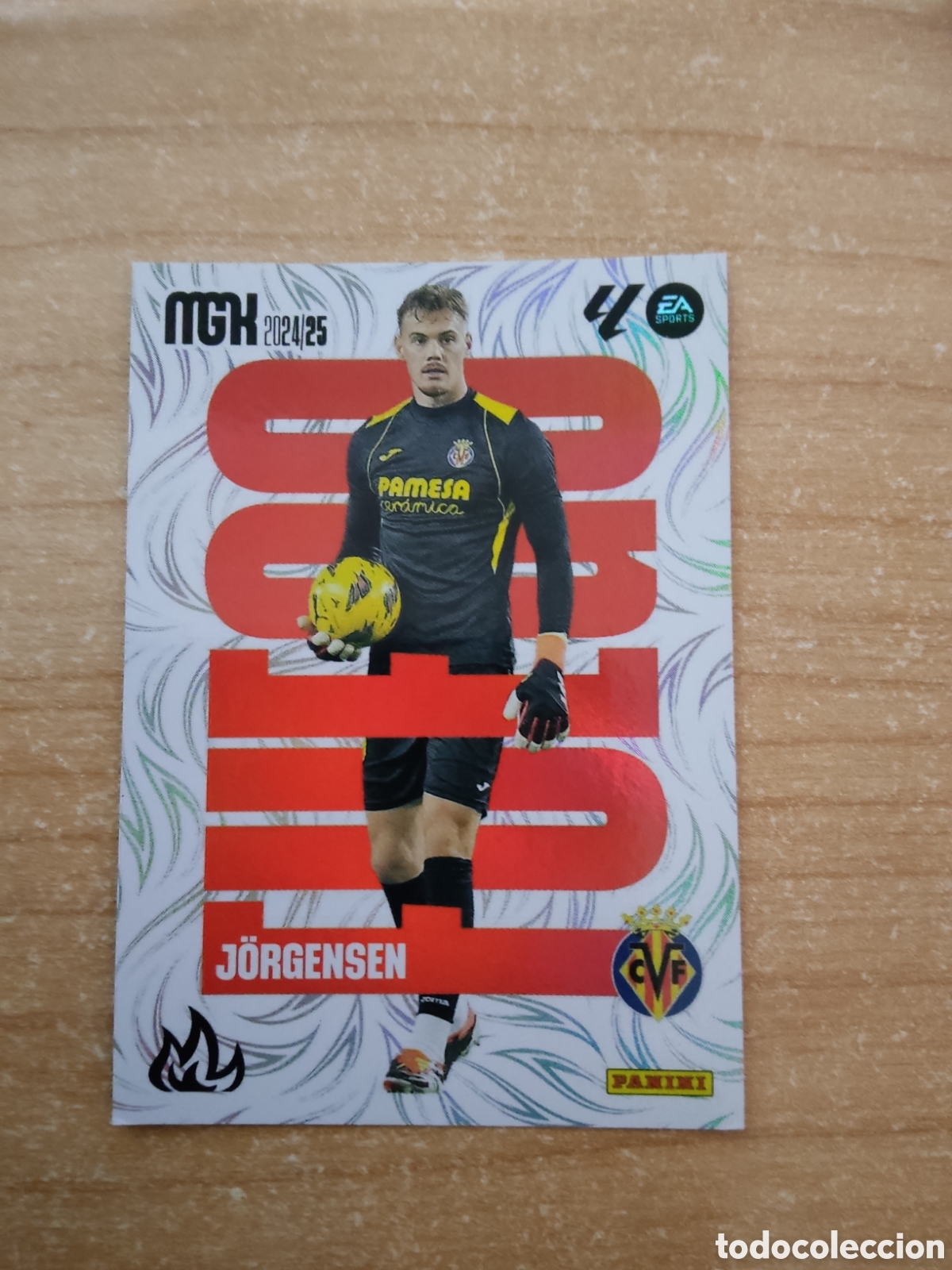 Cromos de f&uacute;tbol: 383 JORGENSEN FUEGO VILLARREAL MEGACRACKS 2024 2025
