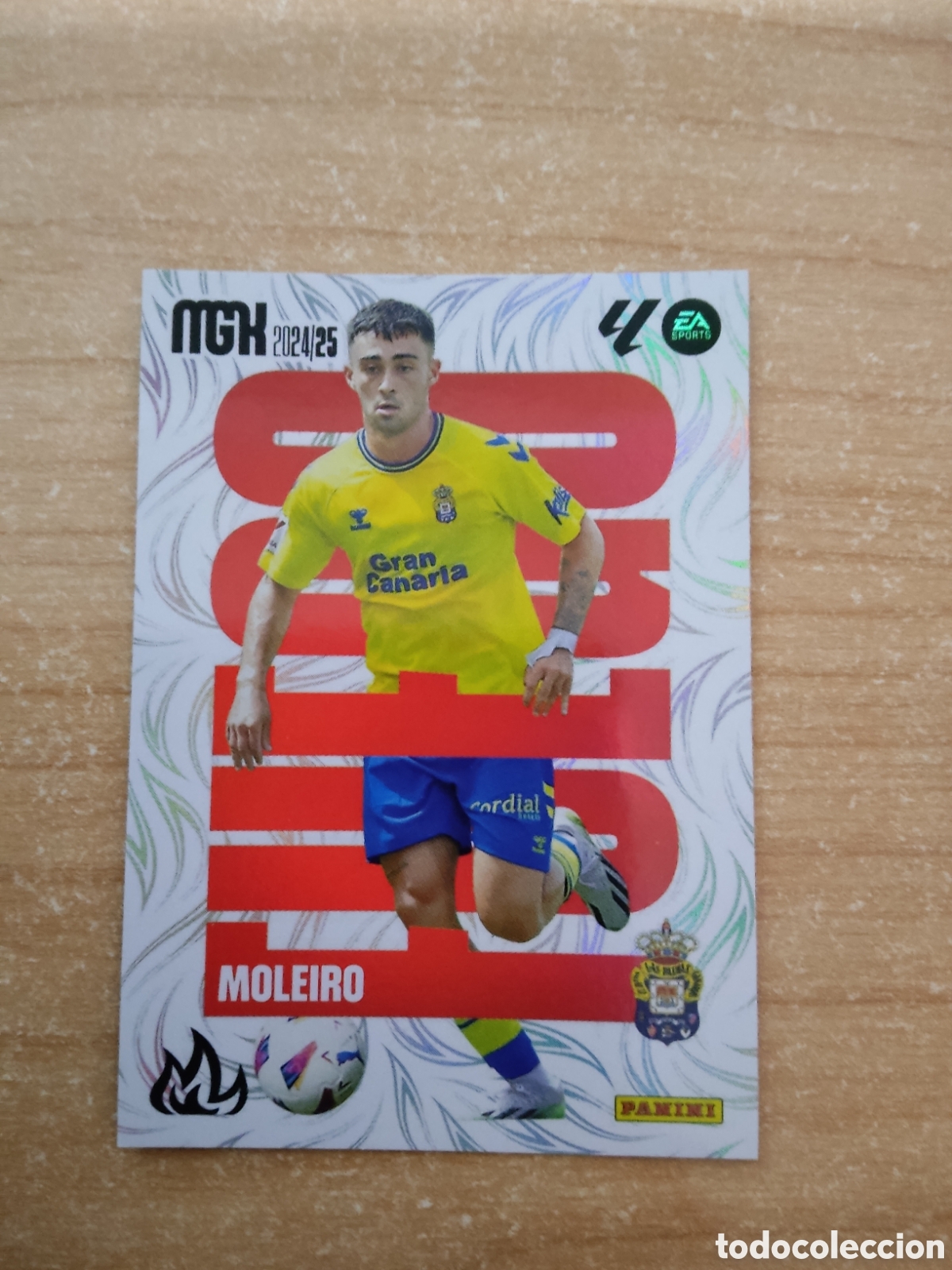 Cromos de f&uacute;tbol: 384 MOLEIRO FUEGO UD LAS PALMAS MEGACRACKS 2024 2025