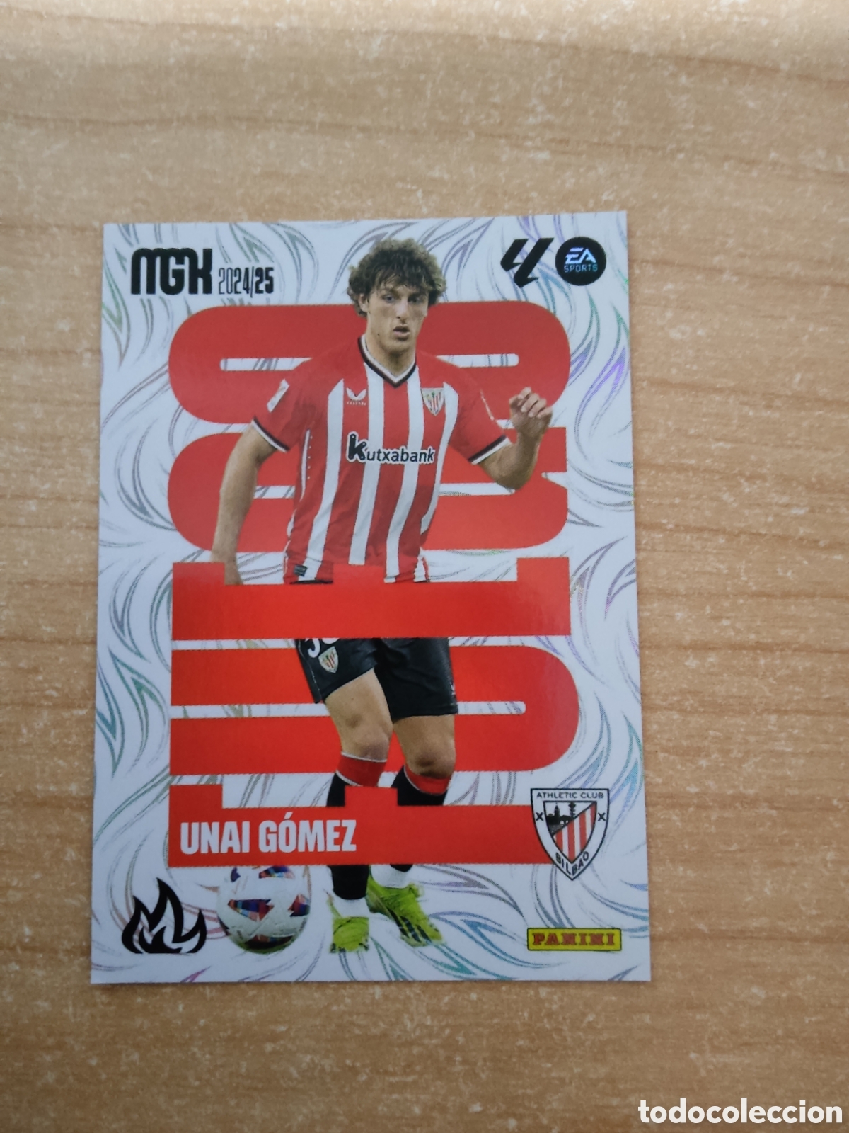Cromos de f&uacute;tbol: 387 UNAI GOMEZ FUEGO ATHLETIC CLUB MEGACRACKS 2024 2025