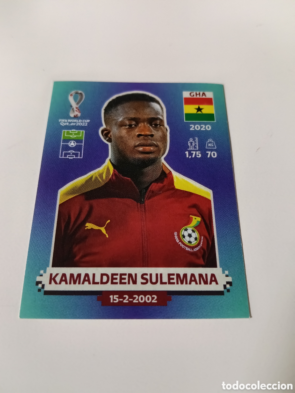 Cromos de f&uacute;tbol: Kamaldeen Sulemana - Qatar 2022