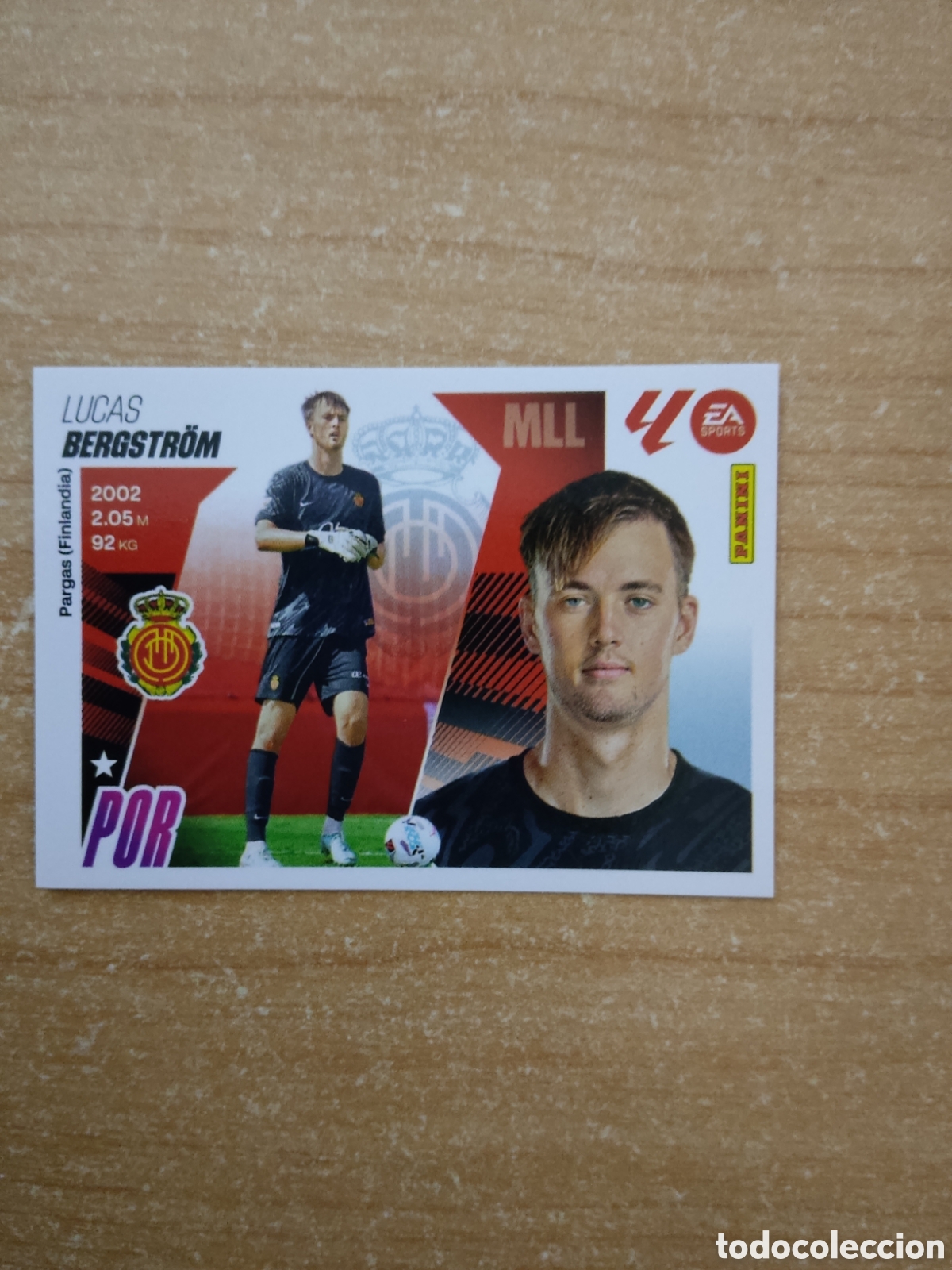 Cromos de f&uacute;tbol: 4 BERGSTROM MALLORCA LIGA ESTE 2025 2026