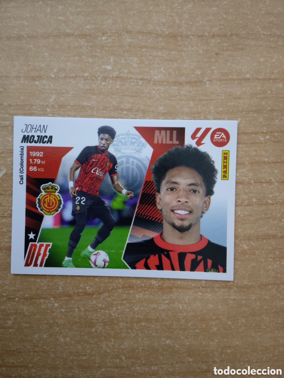Cromos de f&uacute;tbol: 9 MOJICA MALLORCA LIGA ESTE 2025 2026