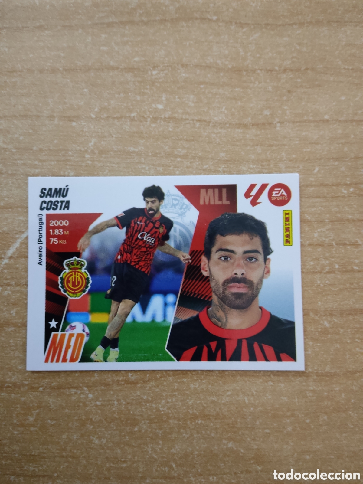 Cromos de f&uacute;tbol: 12 SAMU COSTA MALLORCA LIGA ESTE 2025 2026