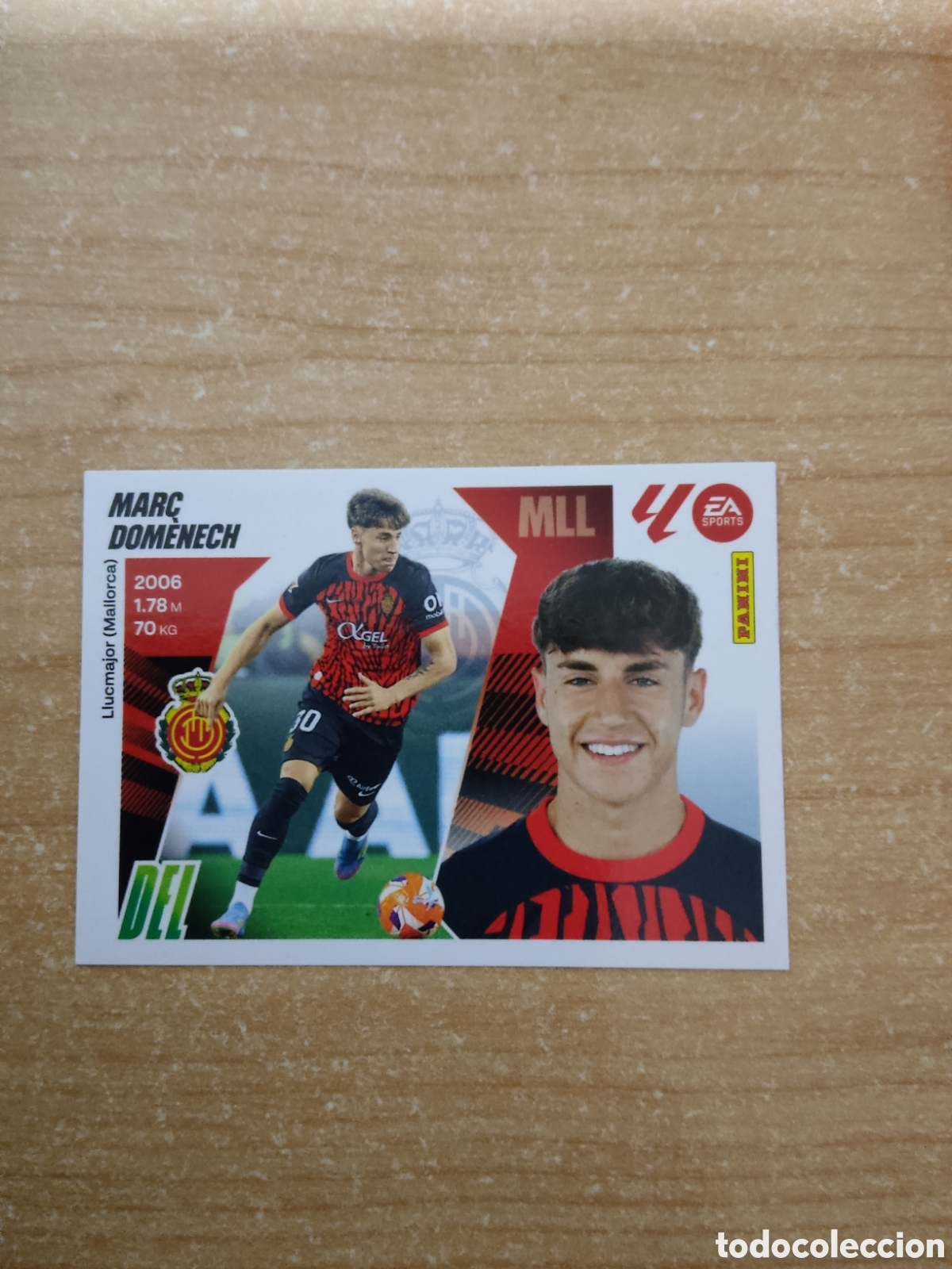 Cromos de f&uacute;tbol: 17 MARC DOMENECH MALLORCA LIGA ESTE 2025 2026