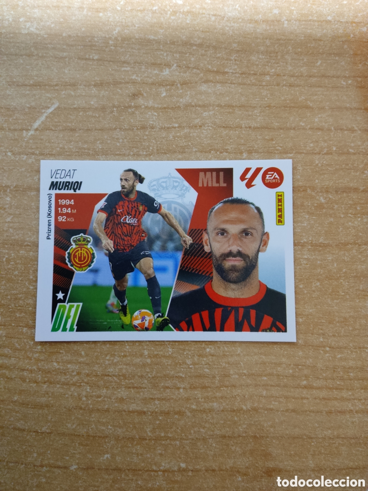 Cromos de f&uacute;tbol: 19 MURIQI MALLORCA LIGA ESTE 2025 2026